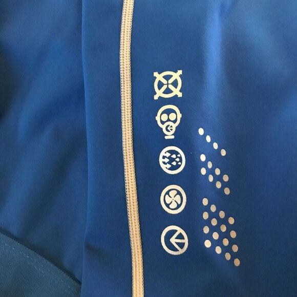 Ethika Subzero Performance Full Length Tights Size Small‎ Unisex Teens Neon Blue - Picture 6 of 6